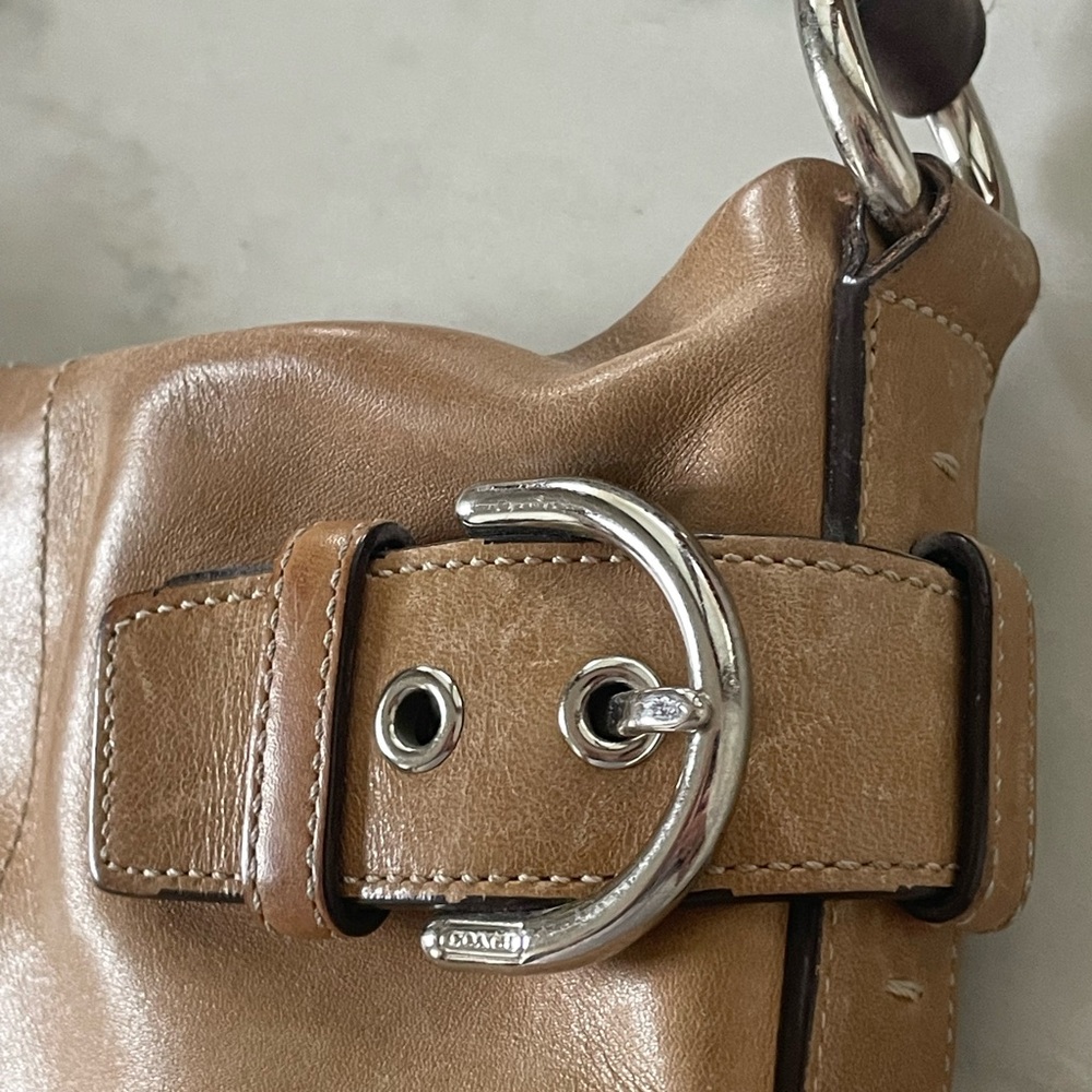 Vintage 90s Coach SoHo Leather Hobo Bag